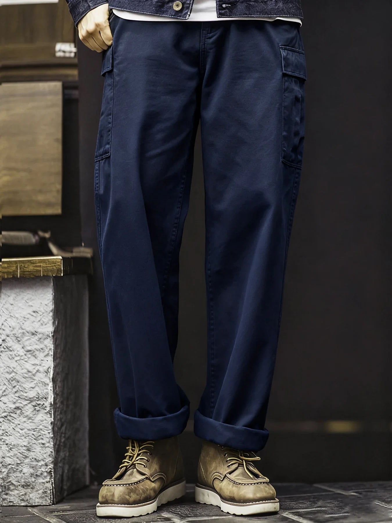 Vintage M51 multi-pocket tactical pants, men's pure cotton cargo pants, outdoor casual long pants for spring, autumn and winter
