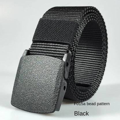 White Automatic Buckle Nylon Army Tactical Men Belt Military Waist Canvas Belt Outdoor Strap Travel Jeans Black Belts for Women