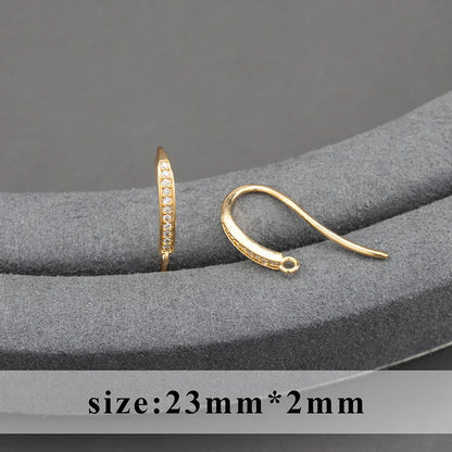 20pcs/lot M800 jewelry accessories,pass REACH,nickel free,18k gold plated,copper,connector,diy earrings,jewelry making