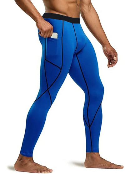 Men Running Leggings Quick Dry Gym Sport Tights Man Compression Fitness Pants Crossfit Training Basketball Tights Man Sportswear
