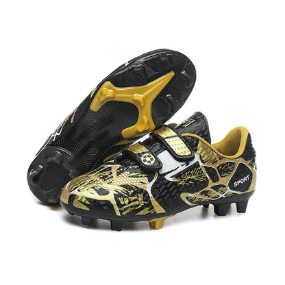 Boys Football Boots New Resistant Casual Kids Soccer Shoes Sneakers Grass Non Slip Training Sports Fast Match Breathable Cleats