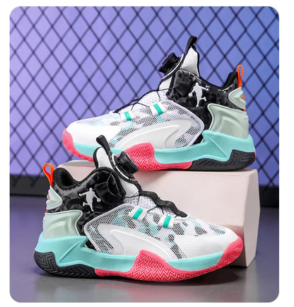 Kids Basketball Shoes Boys Sneakers Non-slip Child Trainer Basket Shoes Outdoor Children Sport Shoes Sneakers Sportschuhe Kinder