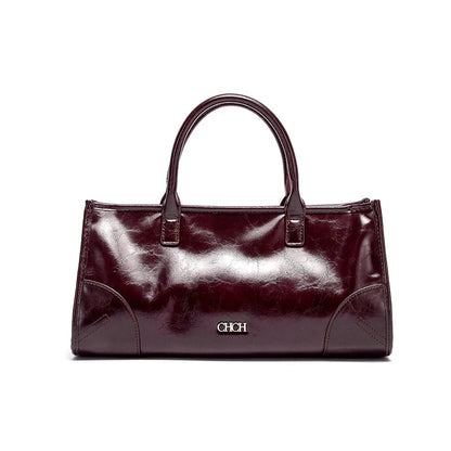 Women's Shoulder Bag New Black Marble Pattern Stick Bag Detachable Shoulder Strap