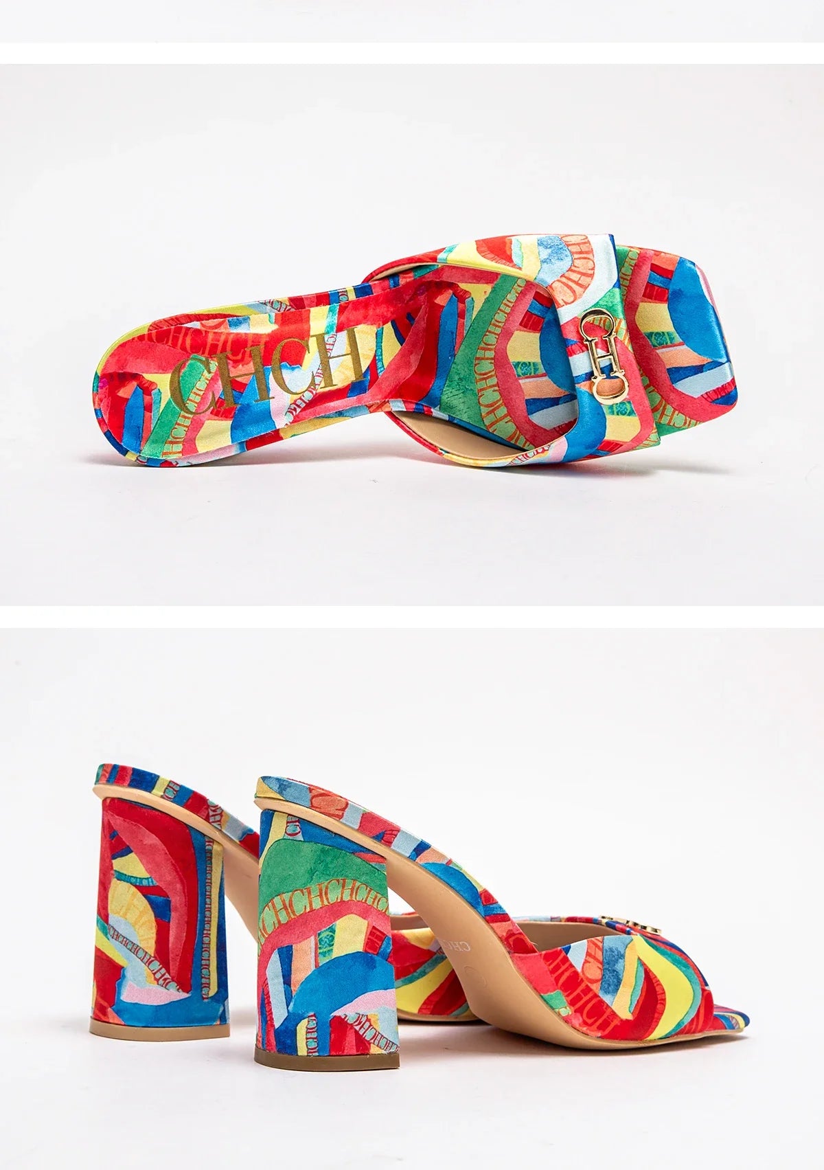 Woman shoes Thick Heel Sandals Square Open Toe Sliding Sandals students