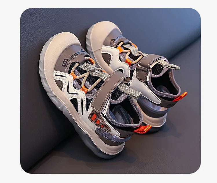Luxury Kids Shoes Boys Sandals Non-slip Outdoor Hiking Sports Shoes Children Breathable Comfort Sports Sandals for Boy