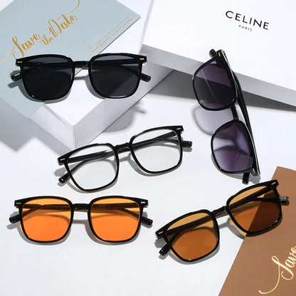 Vintage Sunglasses Wome Sun Glasses UV Protection Ultralight  Eyewear Fashion Luxury PC Unisex Outdoor Glasses