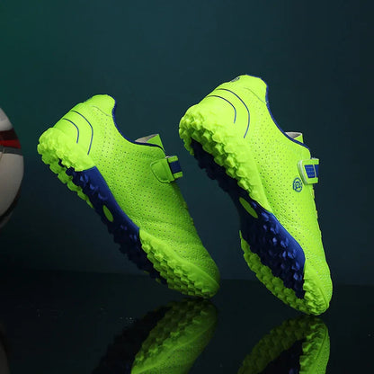 Children's Boys Low-Top Football Shoes Summer Breathable Sport Training Sneakers Outdoor Youth Turf Soccer Shoes