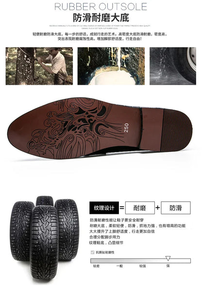 Brand New Mens Casual Shoes Lazy Pointed Leather Shoes Comfortable Sneakers Zapatos De Hombre Snake Skin Dresses 38-47