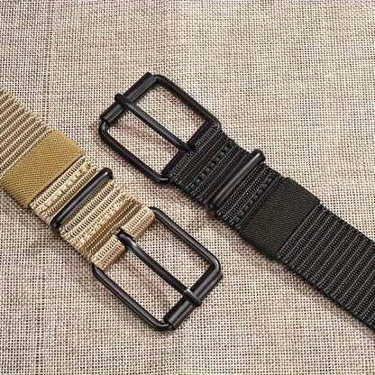 2PC Unisex Super Durable Nylon Belt With Quick Release Buckle For Daily Workwear Outdoor Sports Hiking Camping Casual Wear