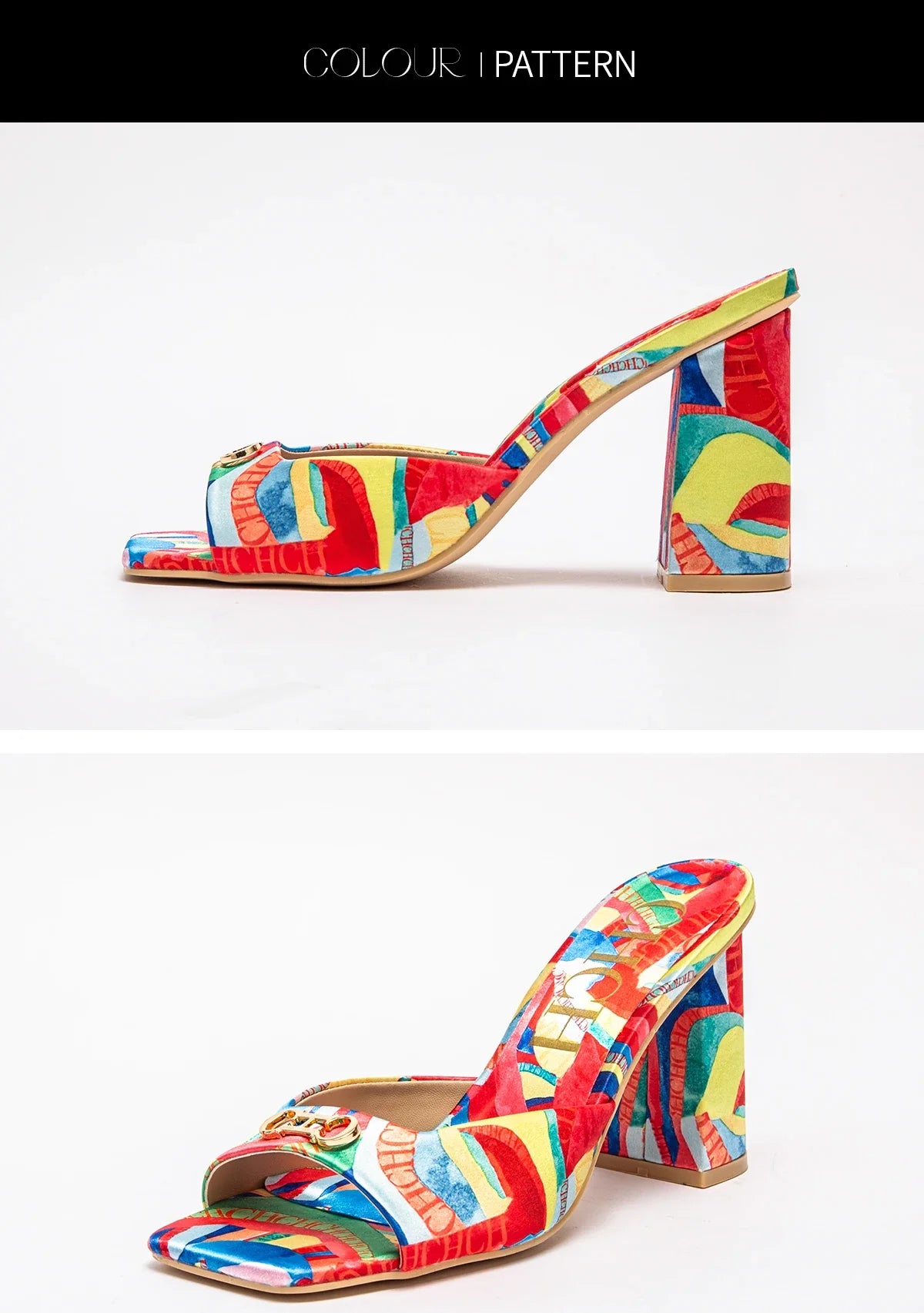 Woman shoes Thick Heel Sandals Square Open Toe Sliding Sandals students
