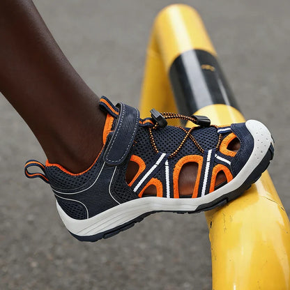 Summer Boys Sandals Outdoor Beach Children Shoes Sneaker Fashion Breathable Non-slip Kids Casual Sports Sandals Shoes for Boy