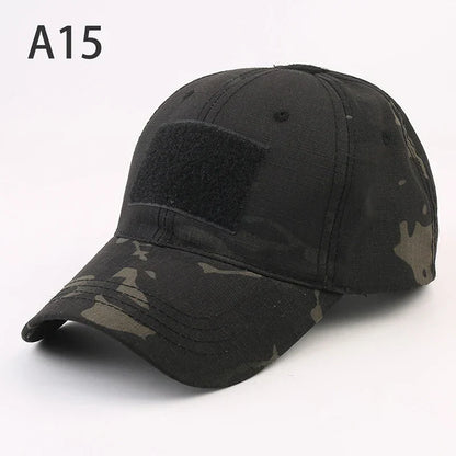 Baseball Caps Camouflage Tactical outdoor Soldier Combat Paintball Adjustable Hat