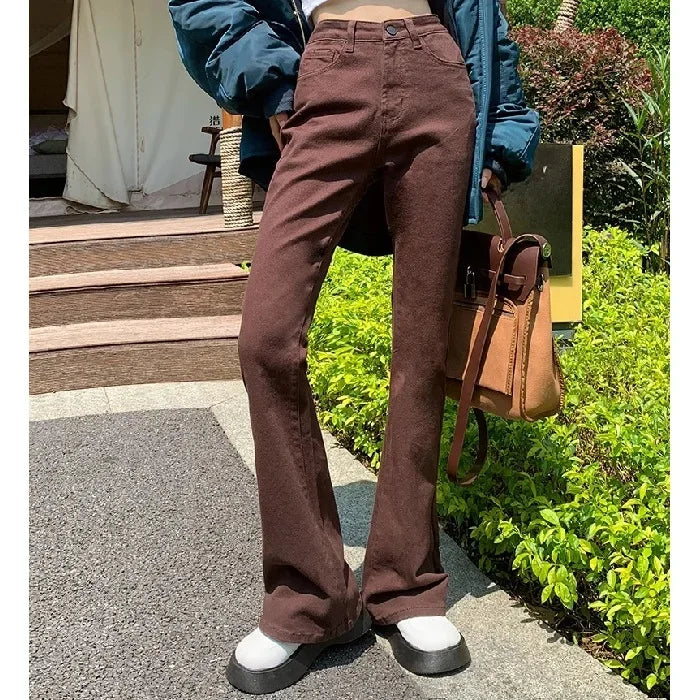 High-Waisted Slimming Straight-Leg Jeans For Women