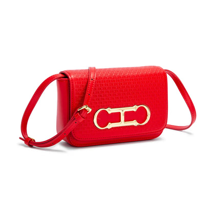Women's Crossbody Bag 2024 New Flip Saddle Bag Simple Commuter Small Square Bag