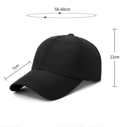 2024 New Summer Men Women Snapback Quick Dry Mesh Baseball Cap Sun Hat Bone Breathable Hats Adjustable outdoor hat