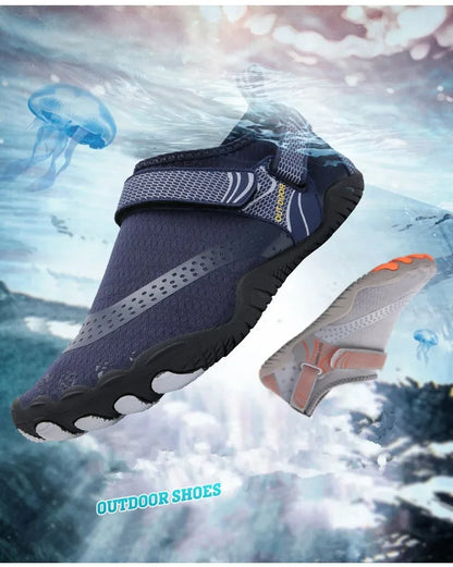 Unisex  Aqua Shoes Quick Dry Beach Shoes Men Breathable Sneakers Barefoot Upstream Water Shoes Women Swimming Sport Shoe