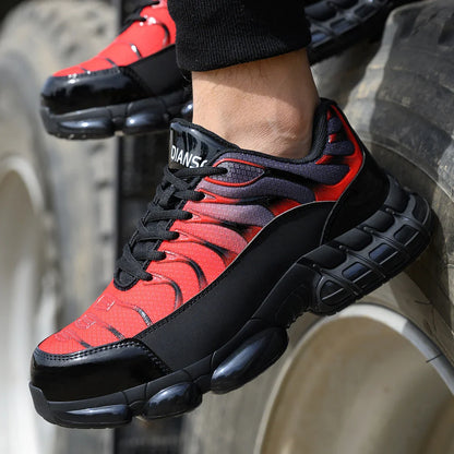 Work Safety Shoes For Men Breathable Anti-Punctur Indestructible Boots Non-slip Industrial Construction Shoes Male Footwear