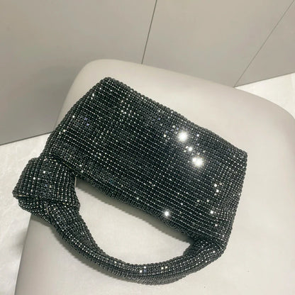 Rhinestones Evening bag silver Crystal Bags for Women Purses and Handbags Luxury Designer banquet bag