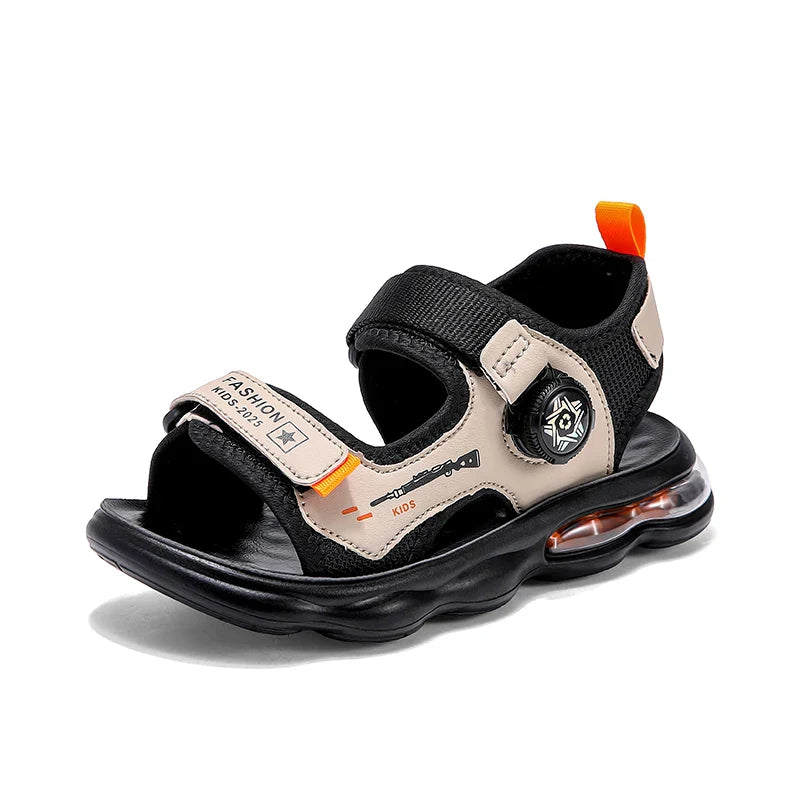 Summer New Air Cushion Sandals Children's Sports and Leisure Shoes Teenagers and Children Outdoor Water Beach Quick Drying Shoes