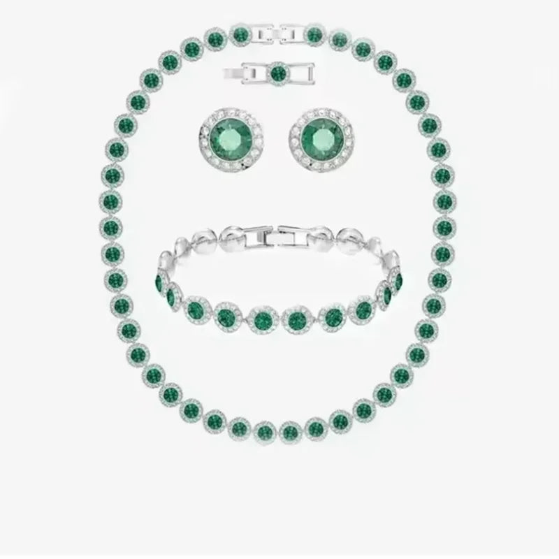2025 New Classic Luxury Angel Set, Necklace, Bracelet, Earrings, Multi Functional and Beautiful - Valentine's Day Gift