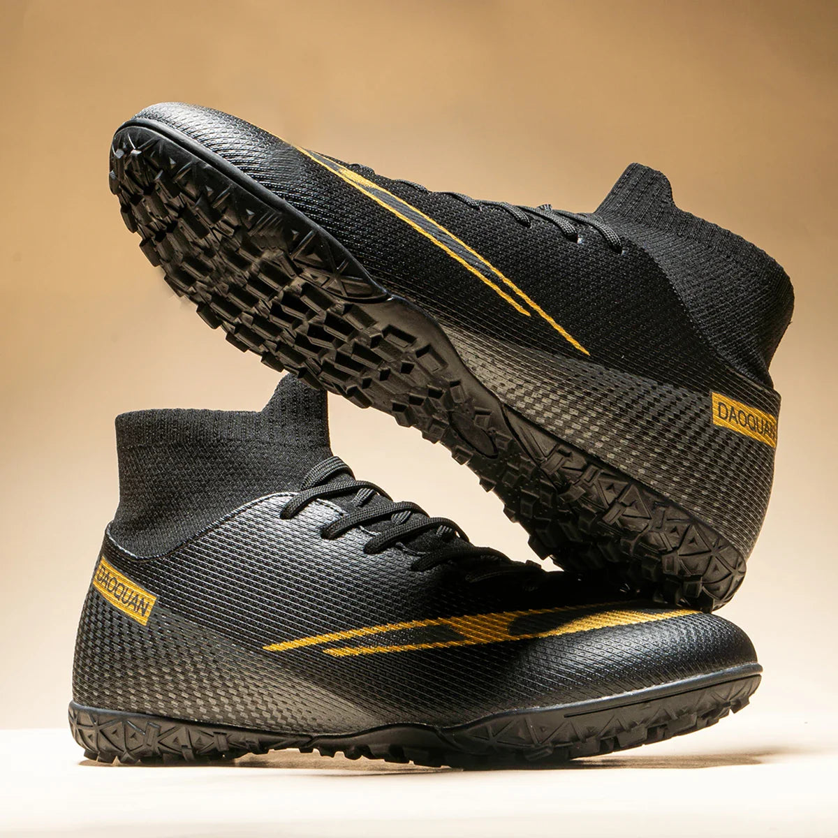 Premium high-top football shoes FG long studs and TF short studs, suitable for both men and women, offer comfort. Sole spikes