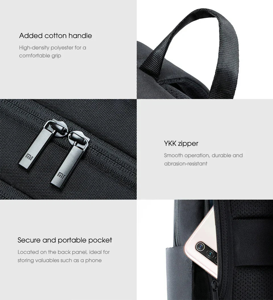 Classic Business Backpack 2 Fashion Laptop Bag for Men and Women Travel Large Capacity Backpack