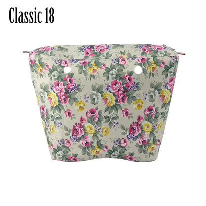 Composite Twill Cloth Waterproof Inner Lining Insert Zipper Pocket for Classic Mini Obag Senior Inner Pocket for O Bag