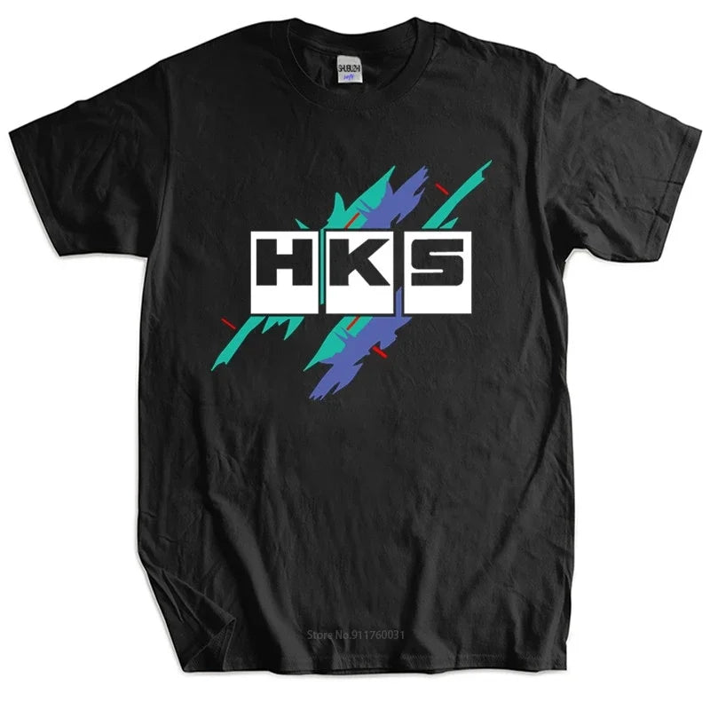 Tees Men Ohlins Shock Suspension Car Motorcycle Sport Racing T Shirt Summer Casual Oversized men's Short sleeve
