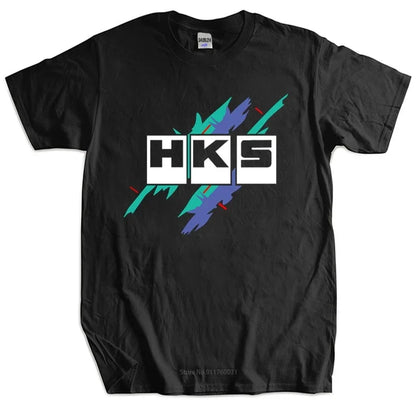 Tees Men Ohlins Shock Suspension Car Motorcycle Sport Racing T Shirt Summer Casual Oversized men's Short sleeve