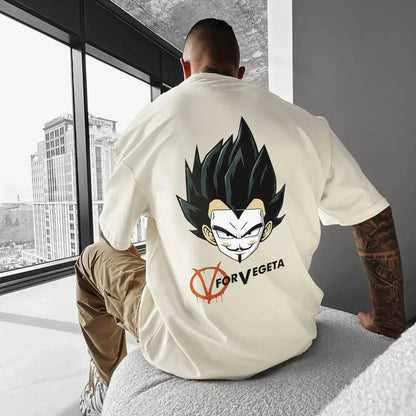 T-Shirt Summer New Men's Street Hip Hop Loose Casual American Trend Short Sleeve Top