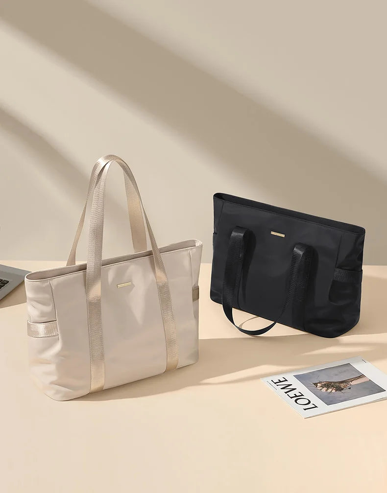 Designer Luxury Women's Bag Shoulder Bags For Work 14 Inches Commuter Bag With Zipper Compartments Large Capacity Tote Bag
