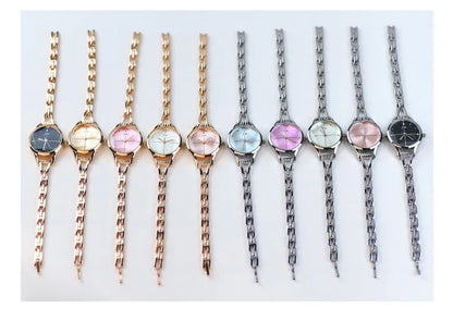 Luxury Bracelet Watch For Women Elegant Rose Gold Ladies Wrist Watches Rhinestone Simple Fashion Female Quartz relogio feminino