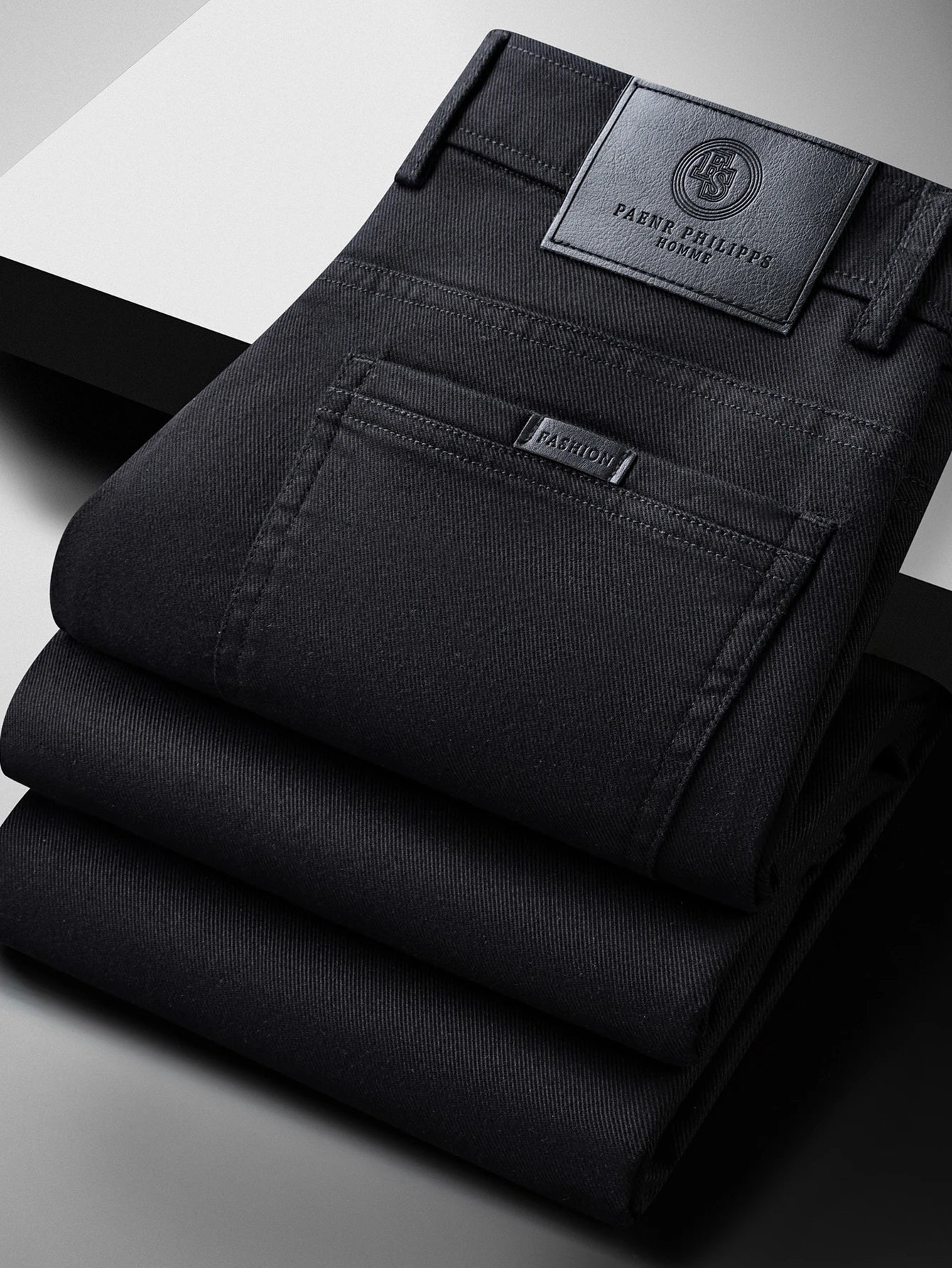 Lyocell Jeans Men Spring Autumn New Fashion Comfortable Straight Long Pants Soft Business Brand Classic Stretch Denim Trousers