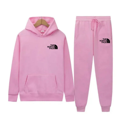 Autumn and winter hot selling men's and women's casual sports outdoor jogging hoodie set, sports hoodie and sports pants set