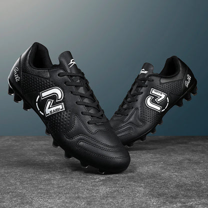 Breathable football shoes for men, FG/AG long nail artificial turf suitable for training and competition