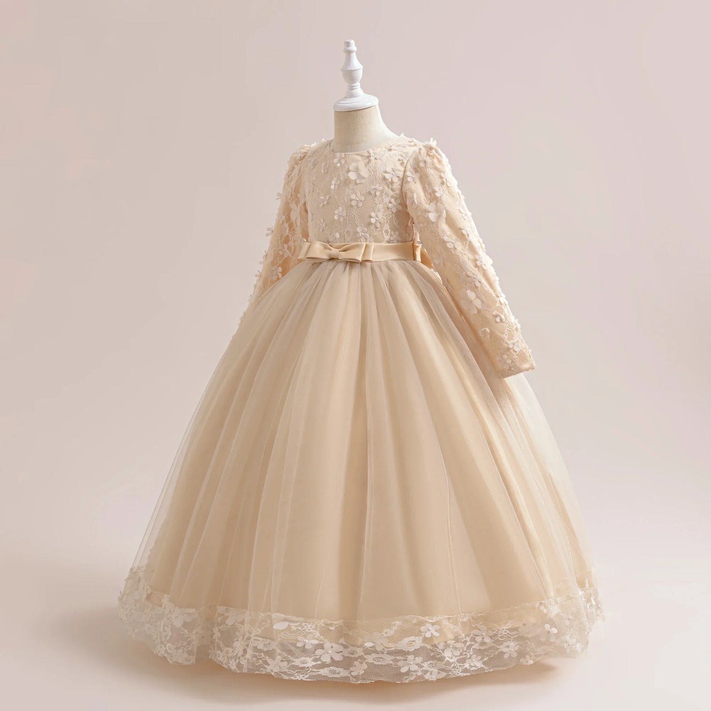 Girls Flower Embroidery Party Dresses Girl Summer Casual Holiday Gown Kids Variety Fashion Evening Clothes Birthday Princess Wea