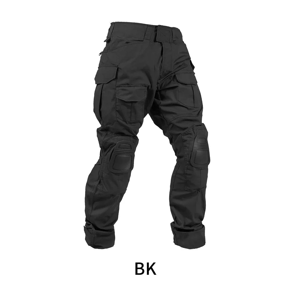 Tactical G3 Pants Cargo Combat Pants With Knee Pads Tactical Trousers Cotton Polyster Hiking Hunting Paintball Outdoor Sports