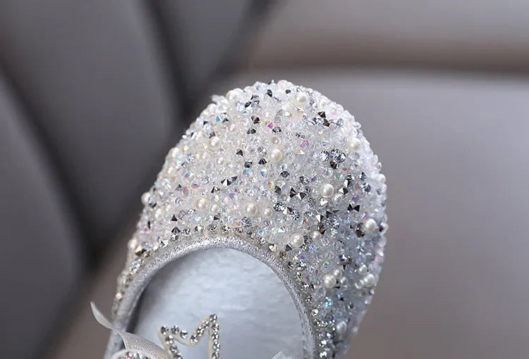 Girls Princess Shoes Children Party Dance Shoes Student Spring Autumn New Flats Kids Performance Shoes