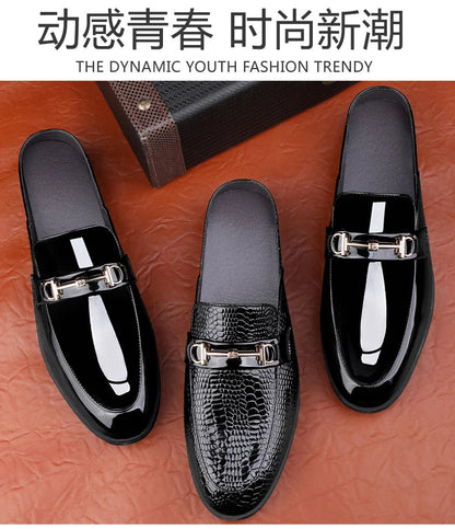 Men's shoes four seasonal new fashion outdoor leather shoes comfortable soft soles non slip lightweight plus size casual shoes