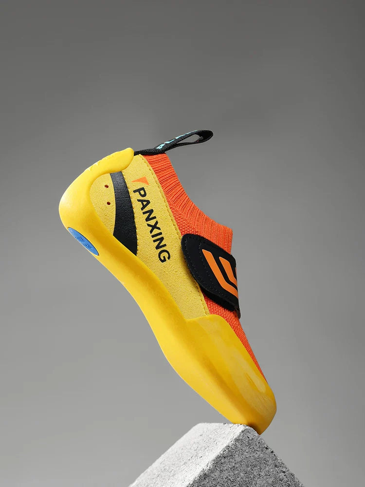 Rock Climbing Shoes Boys Girls Indoor Outdoor Breathable Mesh Beginner Children Rock Climbing Bouldering Training Sports Shoes