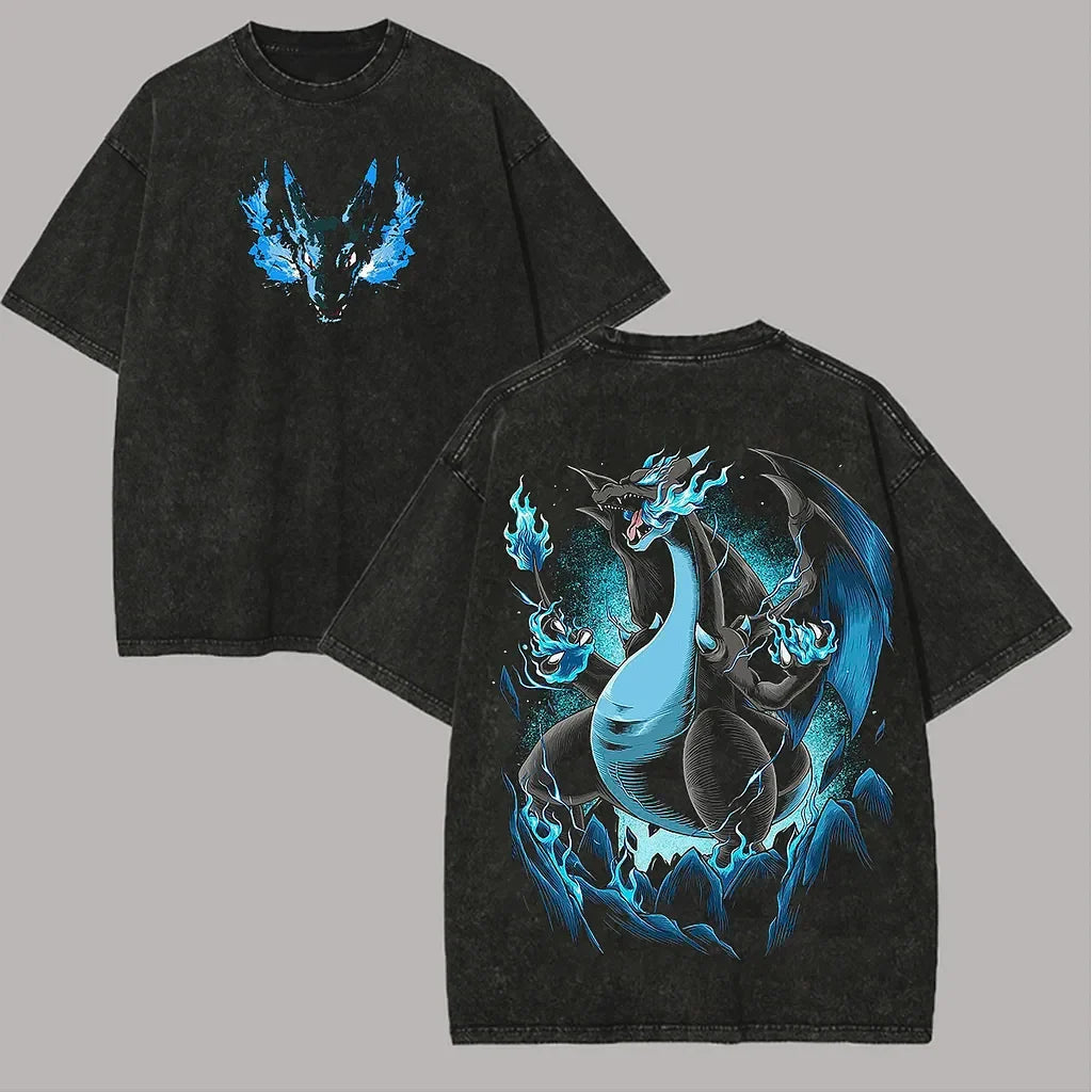 Washed Retro Short Sleeve T-Shirt Casual Summer Wear Men's Comfortable Short Sleeve Half Sleeve Sports Popular Top