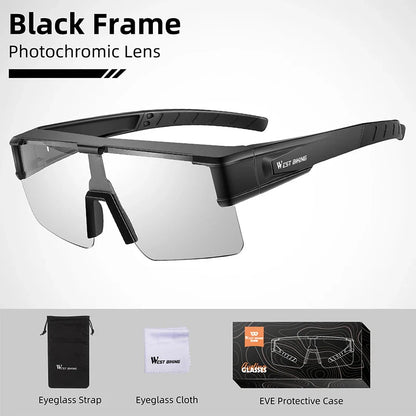 Sunglasses Glasses Men Photochromic Cycling Glasses