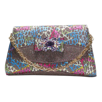 African Fashion Italian Shoes And Bag Sets For Evening Party With Stones Colorful Italian Handbags Match