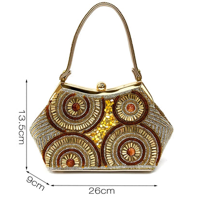 2025 Moda Mais Recente Chegada Laranja Ponta Fina Sandálias Femininas Sapatos com Bolsa Conjunto para Senhoras Festa de Casamento Salto