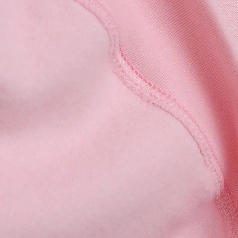 Cute Marie Cat Fleece Hooded Sweatshirt Winnie the Pooh Embroidery Zip Up Hoodies Jacket Women Casual Cartoon Jumper Top