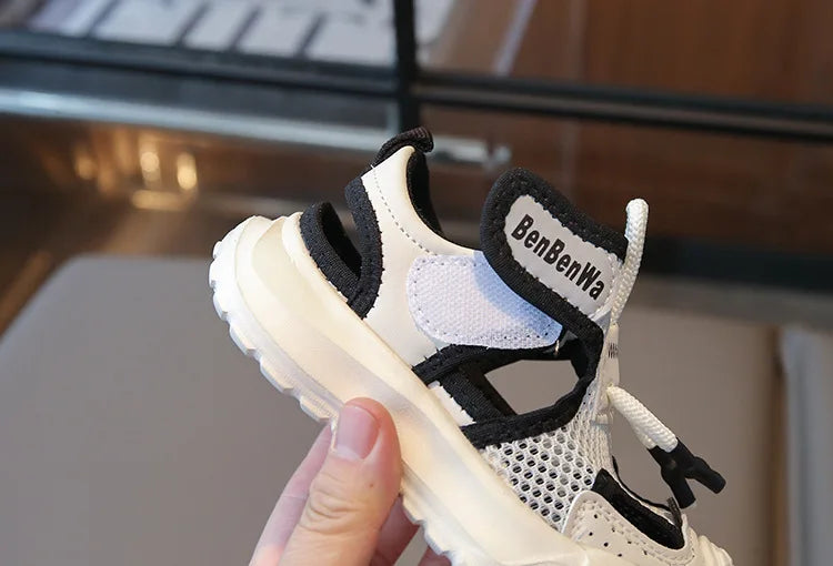 Kids Sport Sandals Summer Outdoor Casual Shoes Soft Breather Anti-slip Children Sneakers Unisex Boys Girls Close-toed Sandals