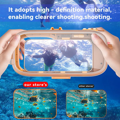 15 Meter Deep Bluetooth Waterproof Mobile phone Case For iPhone 17 Air 16 15 14 13 12 11Pro Max Samsung xiaomi phone Case