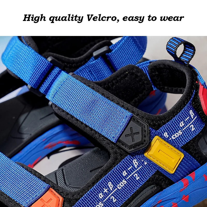 Summer Sandals for Boys Girls Non-Slip Outdoor Children Beach Shoes Lightweight Soft Sole Breathable Kids Walking Sandalias