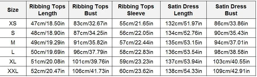 woman clothes thicken ribbing closed-fit wrap tops + Satin Adjustable straps dress (ship out in 1 day)