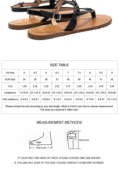 Women's Sandals New Simple Flat Bottom Non slip Thin Strip Shoes Beach Women's Shoes